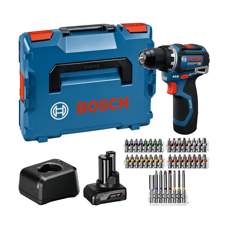 Bosch Professional 12V System Taladro/atornillado GSR 12V-32 KickBack Control óptimo