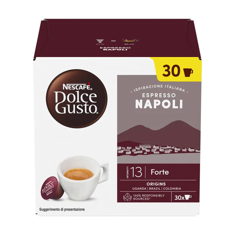 Dolce Gusto Nescafé Espresso Napoli Cápsula de café 30 pieza s