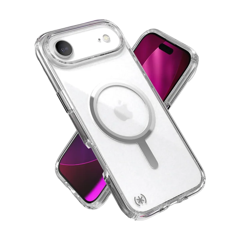 Speck iPhone 17 Air Presidio Perfect Clear con MagSafe
