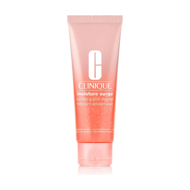 Clinique MOISTURE SURGE limpiador exfoliante iluminador 125 ml