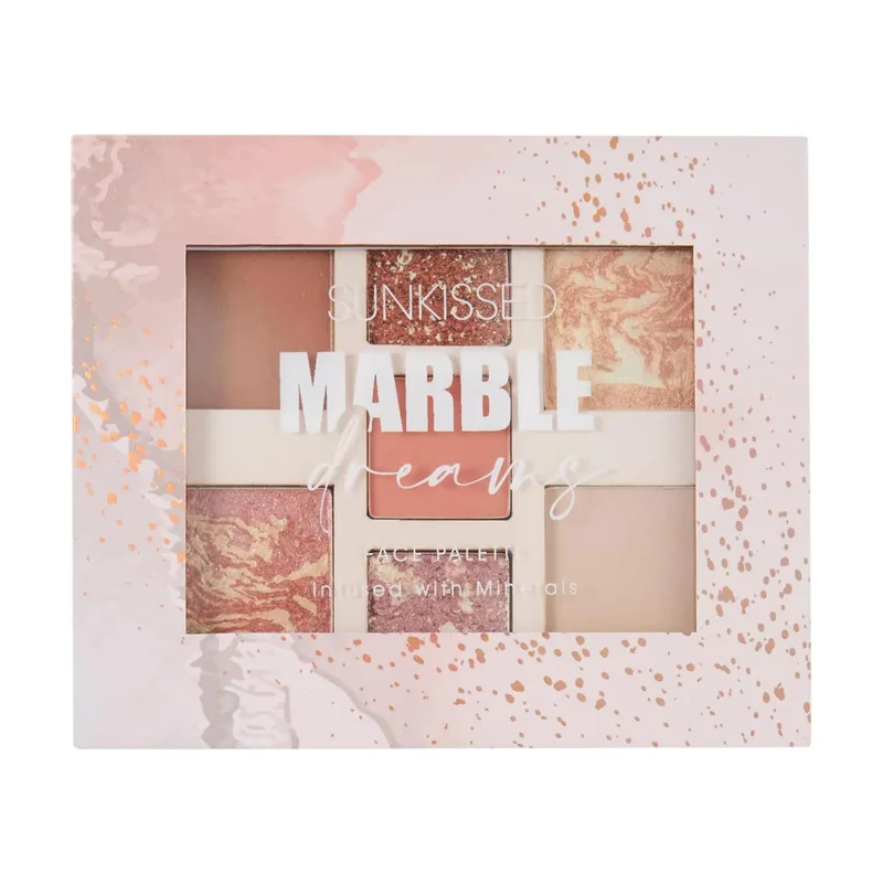 Sunkissed marble dreams face palette 19,2 g