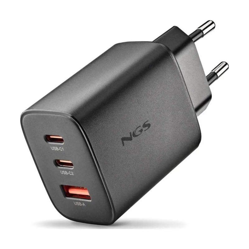 NGS ERA 65W BLACK Universal Negro Corriente alterna Carga rápida Interior