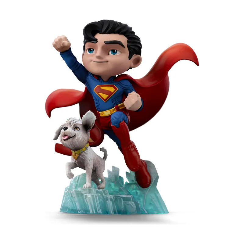 Iron Studios Estatua coleccionable de Superman y Krypto