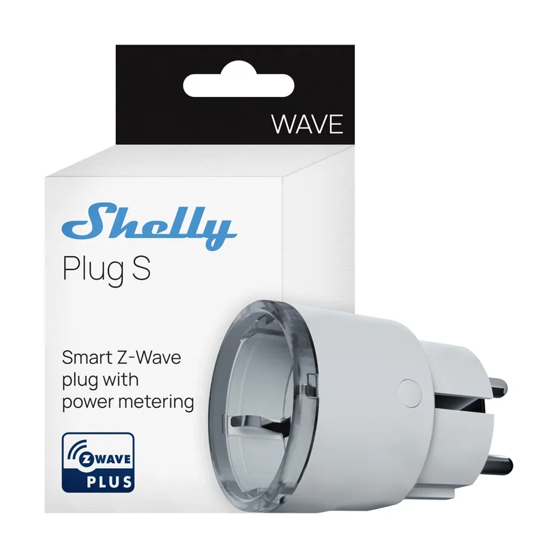 Shelly Wave Plug S Enchufe inteligente Z-Wave