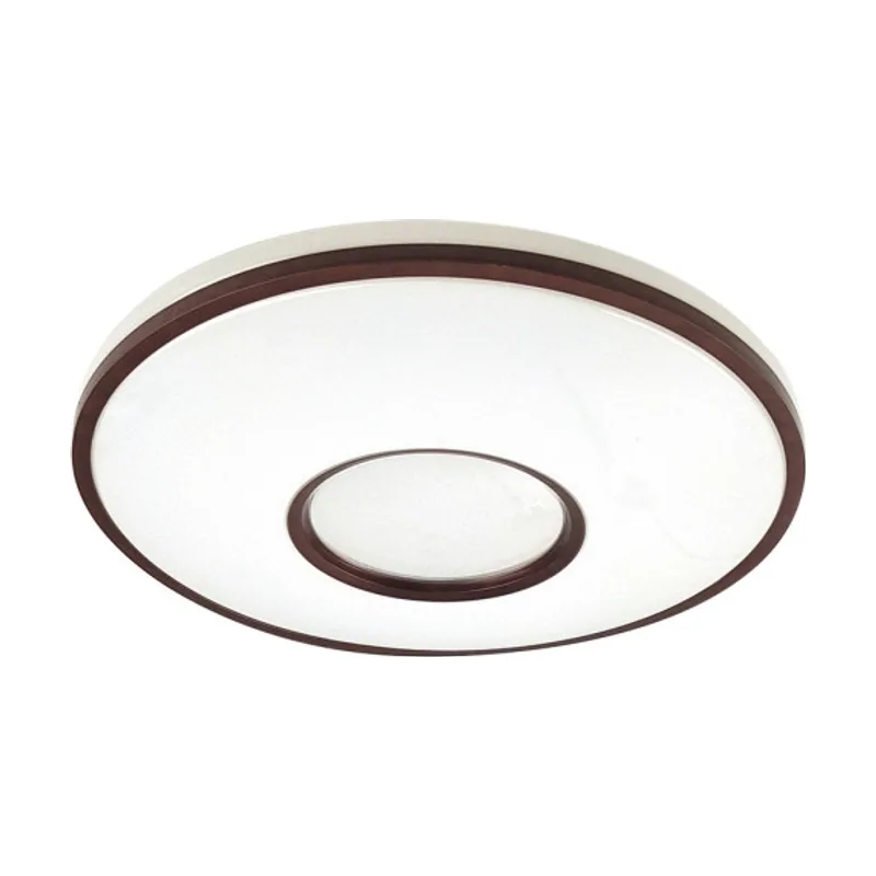 Plafon perote 60w 3000-4000-6500k blanco/marron 5880lm 8x49x49cm c/remoto y reg.intensidad