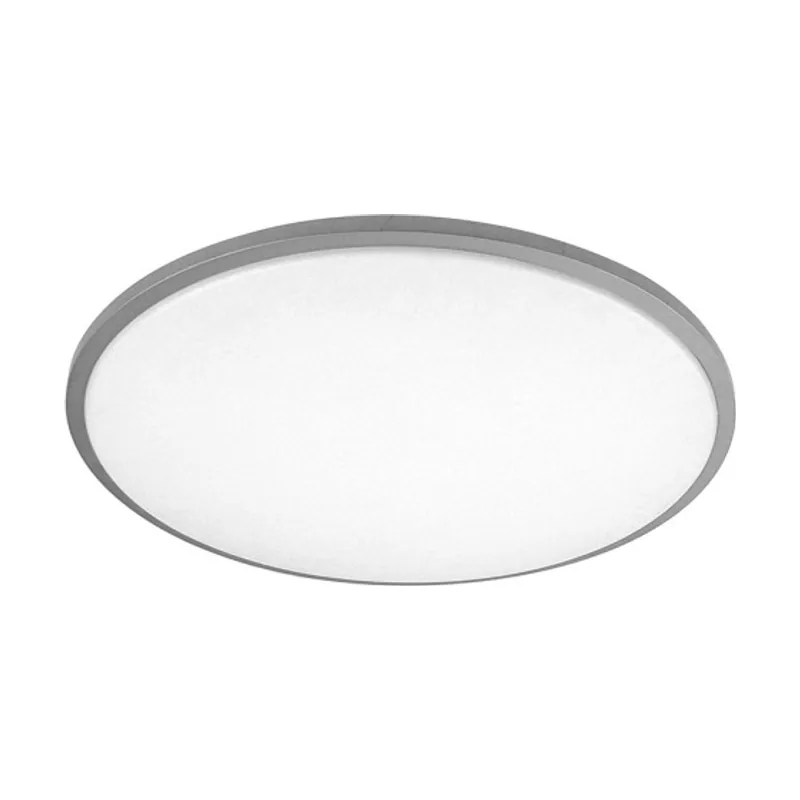 Abrila Plafon eglon 60w 3000-4000-6500k blanco/plata 5880lm 8x49x49cm c/remoto y reg.intensidad