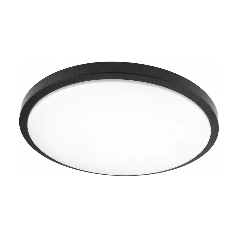 Abrila Plafon kirat 36w 3000-4000-6500k blanco/negro 3528lm 7,5x39x39cm c/remoto y reg.intensidad