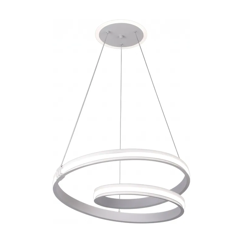 Abrila Colgante luster blan 129w 3000-4000-6000k 10920lm c/luz ambiente remoto y reg.intensidad regx54x54cm