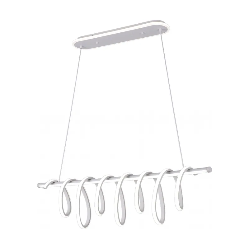 Abrila Colgante premium blanco 157w 3000-4000-6000k 13884lm c/luz ambiente remoto y reg.intensidad regx90x26cm