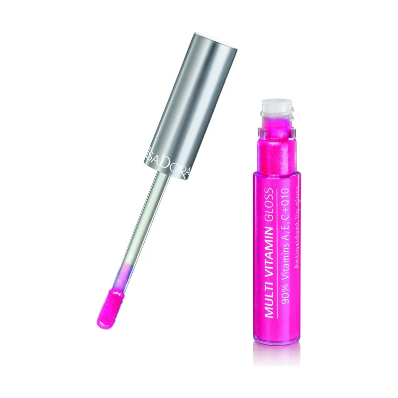 Isadora Multi vitamina antioxidante brillo de labios fabricado por 90% de vitaminas A