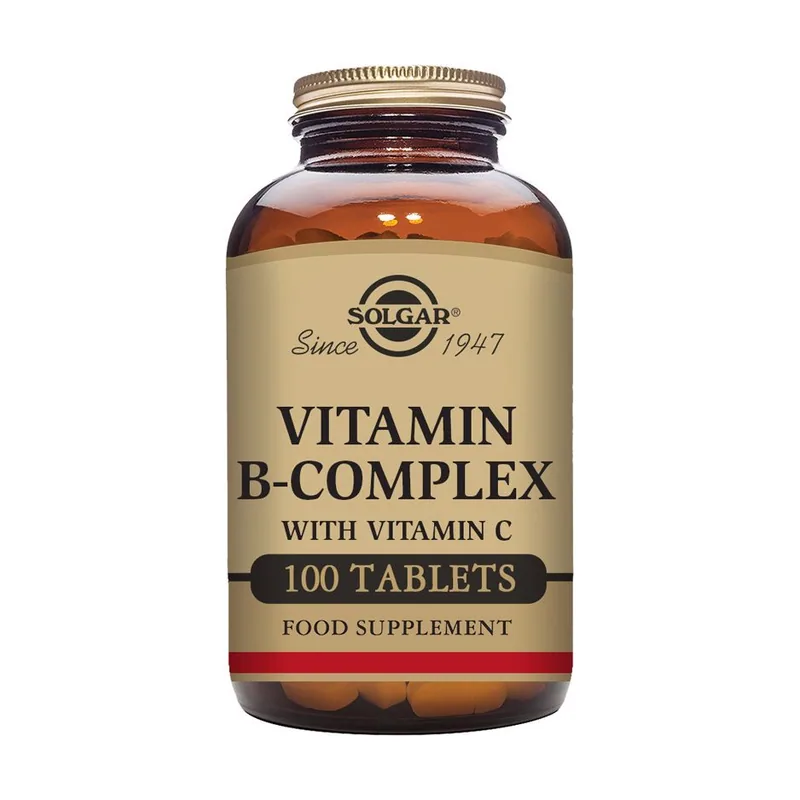 Solgar B-COMPLEX con Vitamina C 100 u