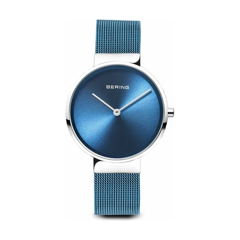 Bering 14531-308 Reloj de cuarzo para mujer con caja de acero inoxidable plateado de 31 mm y esfera