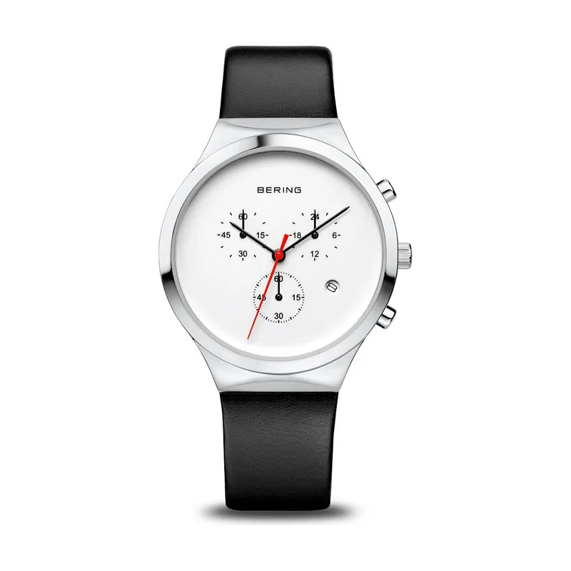 Bering 14736-404 Reloj de cuarzo para mujer con caja de acero inoxidable plateado de 36 mm y esfera