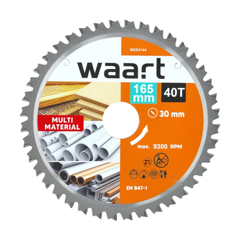 Waart Sierra circular de widia 165 x 30 x 40Z multimaterial