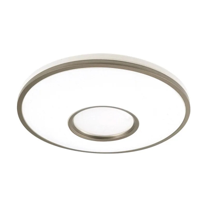 Abrila Plafon perote 36w 3000-4000-6500k blanco/cuero 3528lm 7,5x39x39cm c/remoto y reg.intensidad