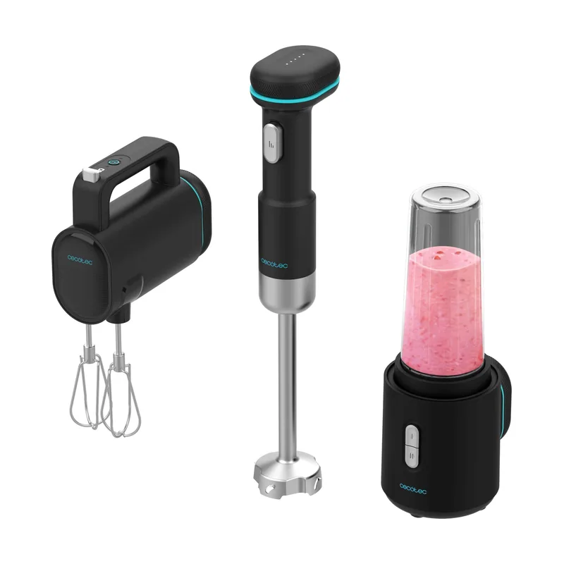 Cecotec Batidoras de Mano Portátil BlendGo Pack. 180W