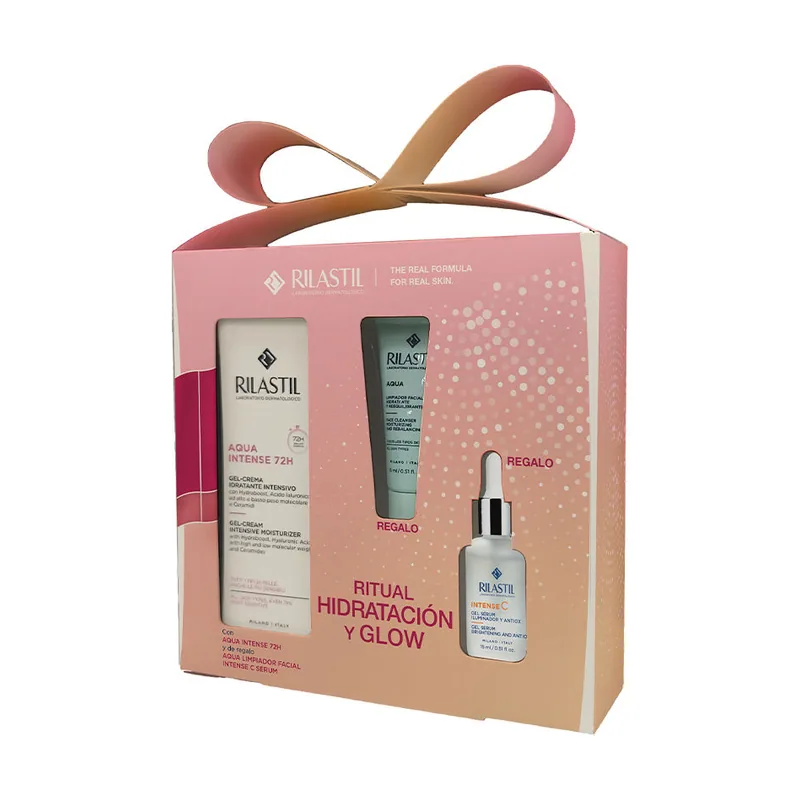 Rilastil Aqua Intense Ritual Hidratación Y Glow Estuche 3 pz