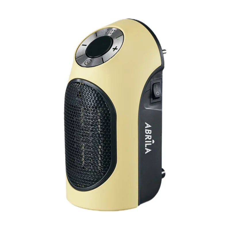 Abrila Golfo Mini Termoventilador Cerámico PTC Amarillo/negro 500W