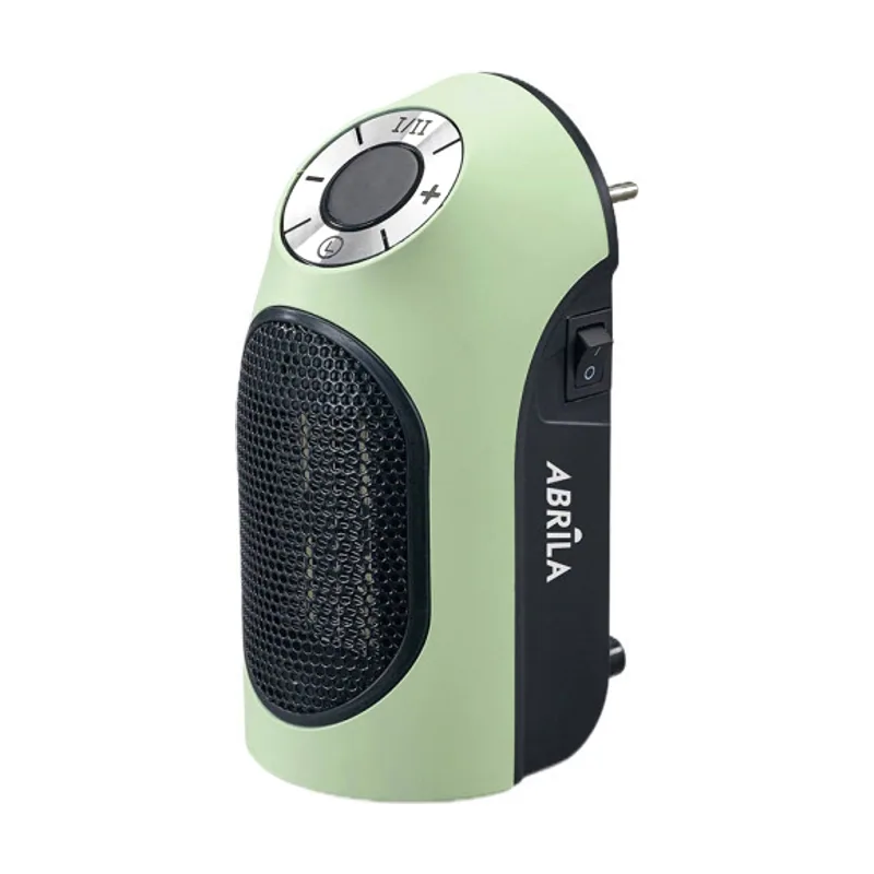Abrila Golfo Mini Termoventilador Cerámico PTC Verde/Negro 500W