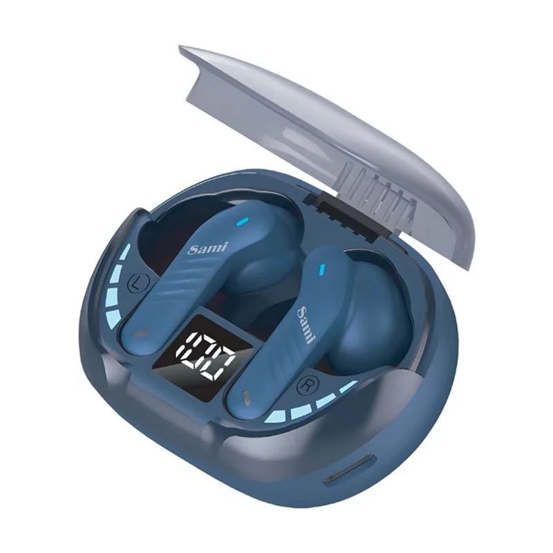 Auric. gaming silicona azul tws lcd 40mah c/c