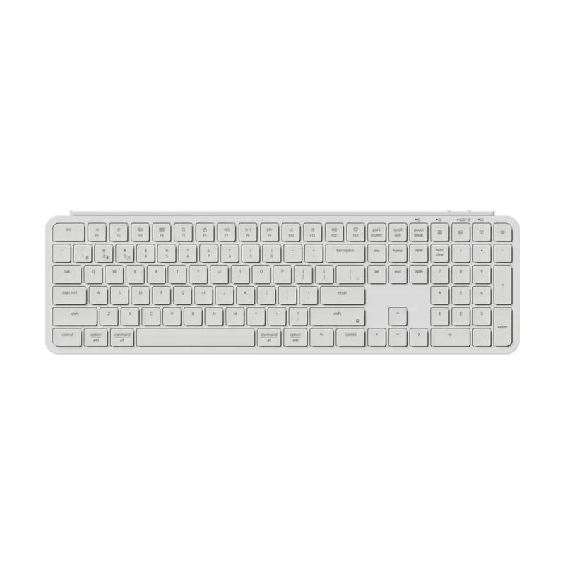 Keychron Teclado inalámbrico B6 Pro ultra delgado de tamaño completo italiano ISO QWERTY