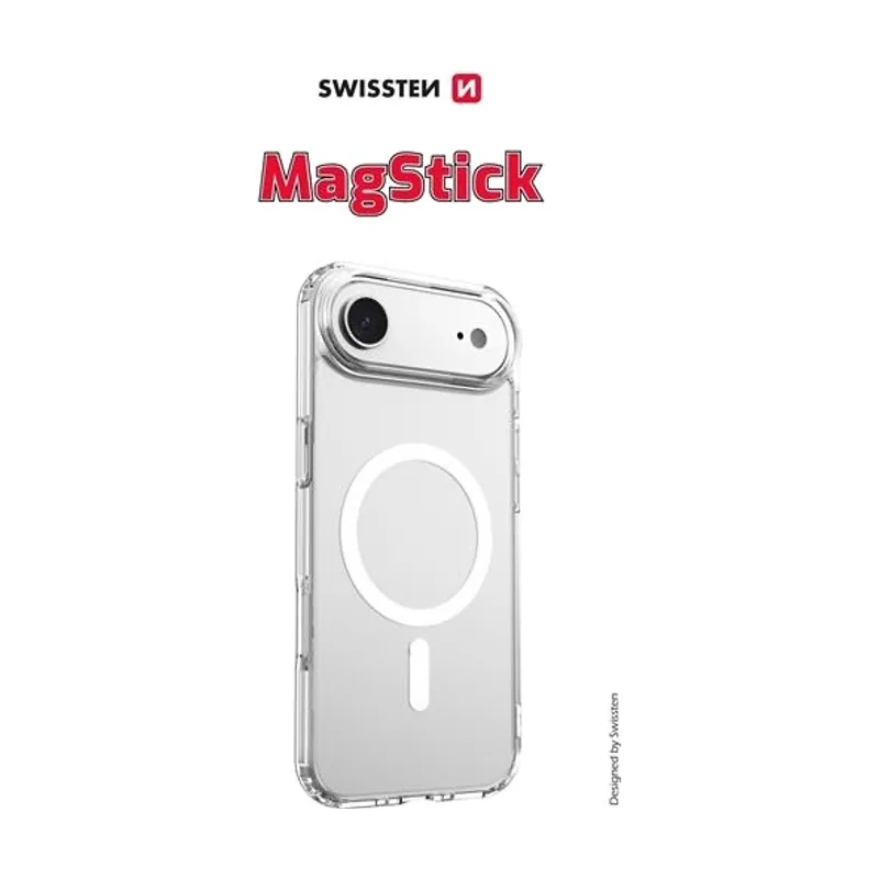 Swissten Funda magstick de gelatina transparente para apple iphone 17 air