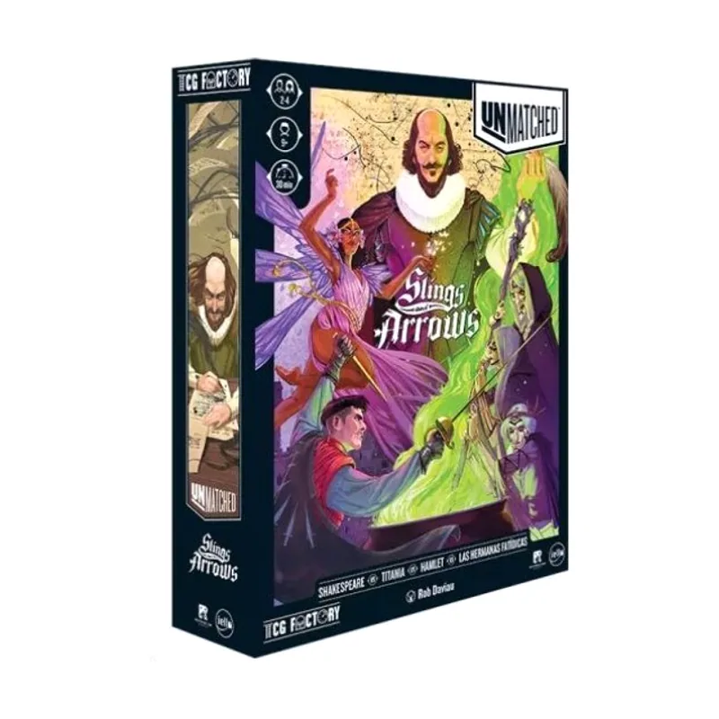 Unmatched Slings & Arrows en Español Juego de mesa de Tcg Factory