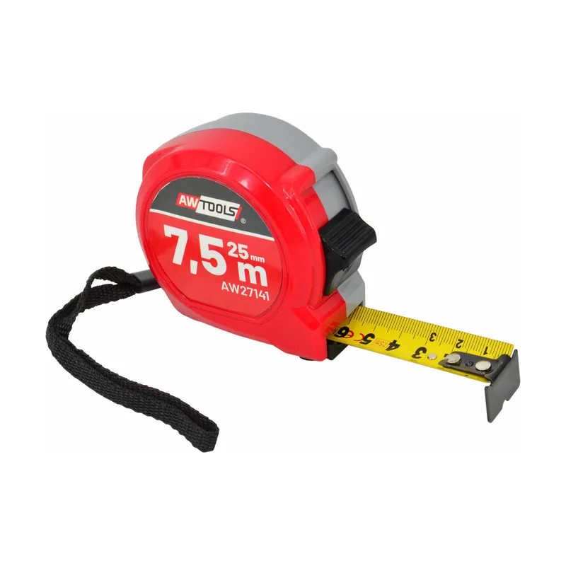 Awtools miara zwijana compact 7,5m x 25mm abs 2-stop