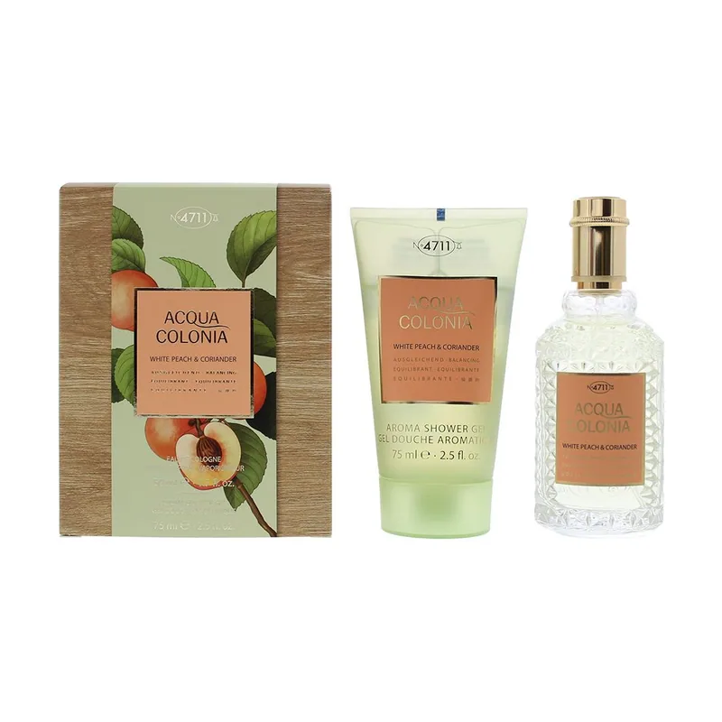 4711 Set acqua colonia white peach & coriander