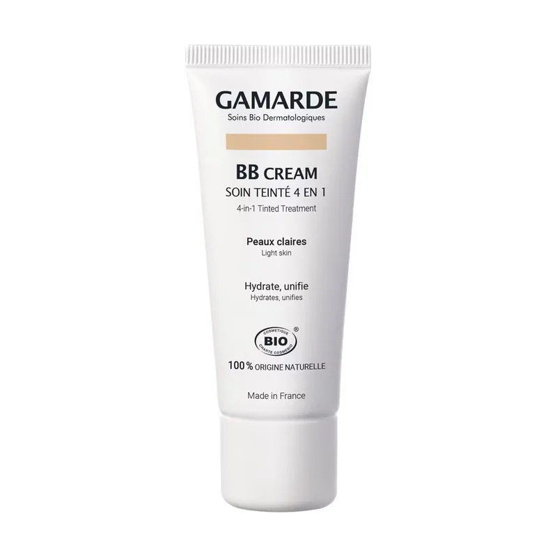 Gamarde BB Cream Crema 4 en 1 para Piel Clara y Oscura 40 g.
