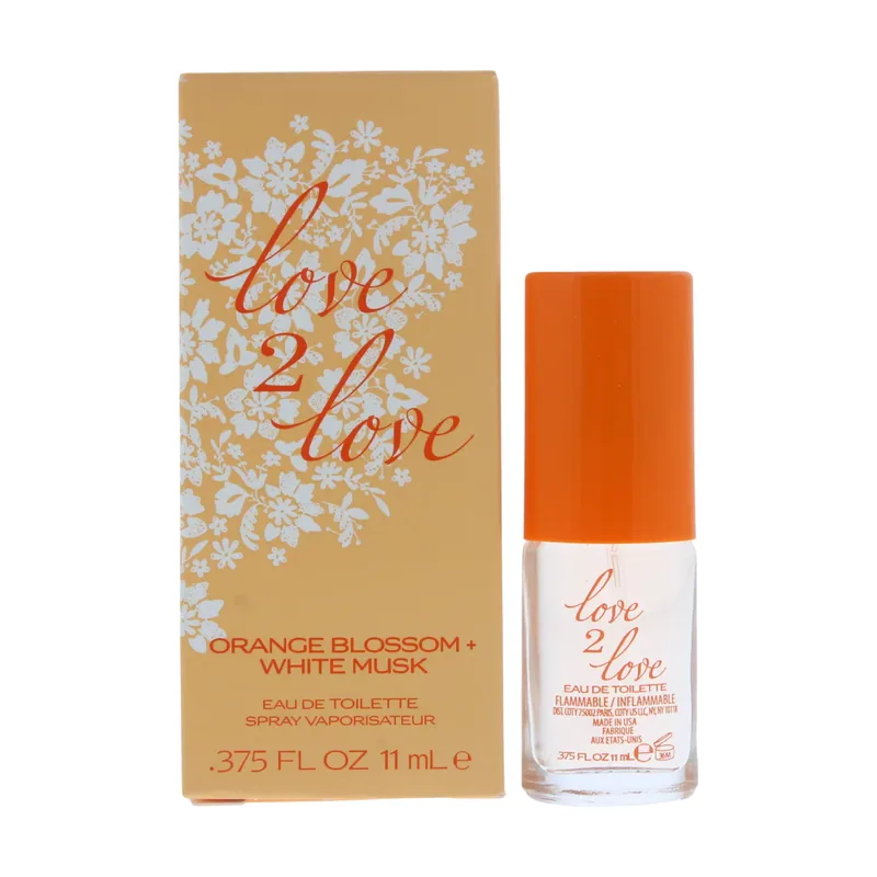 Orange blossom + white musk, eau de toilette, for women, 11 ml