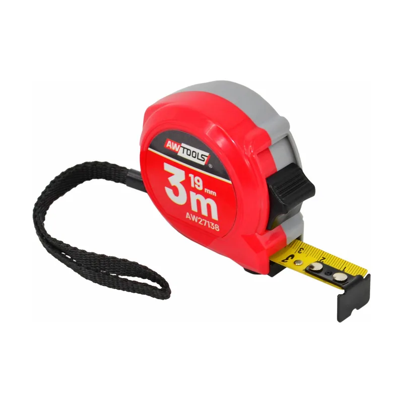 Miara zwijana compact 3m x 19mm abs 2-stop