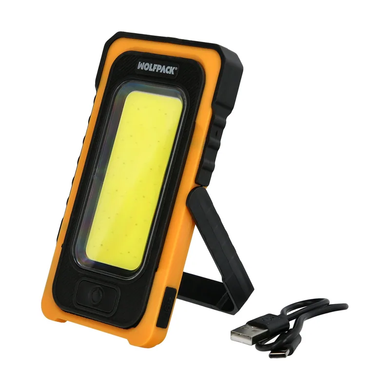 Wolfpack linea profesional Linterna led solar recargable 10 watt 750 lumenes