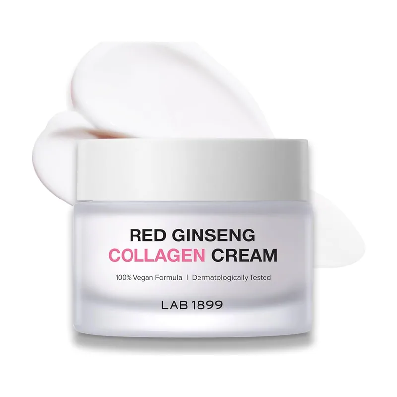 Lab 1899, red ginseng, collagen, improves skin elasticity, cream, for face, 50 ml