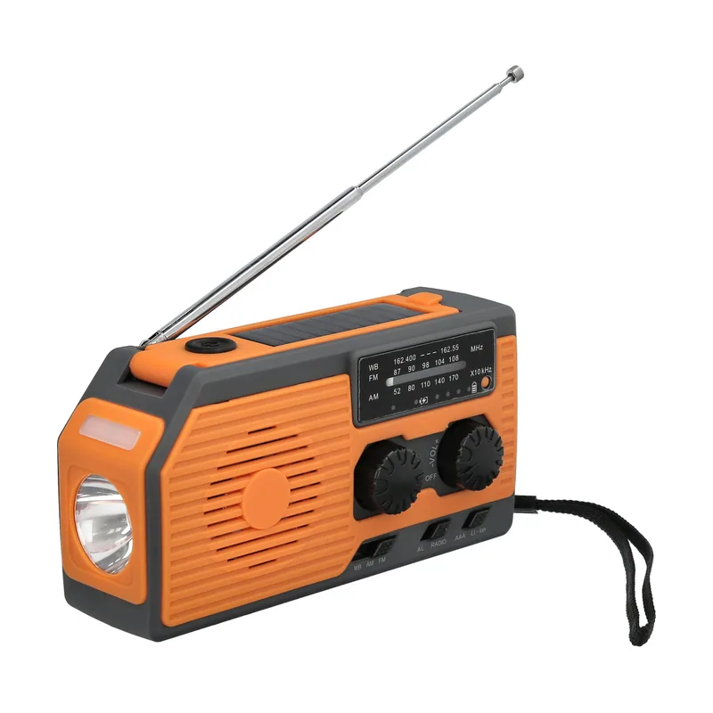Linterna Led De Emergencia Solar Con Radio