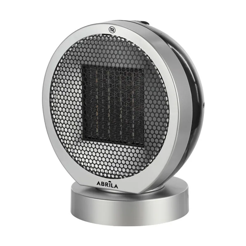 Abrila Pomelo Termoventilador PTC Cerámico Negro/Plata 2000W