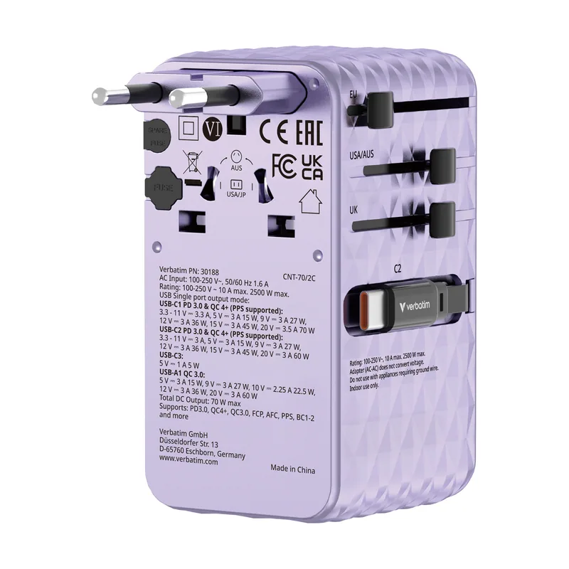 Verbatim Cargador Universal 30188 para Dispositivos