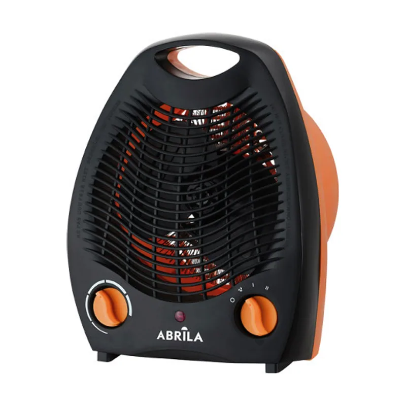 Abrila Termoventilador eléctrico Lubian 2000W naranja y negro con 2 potencias