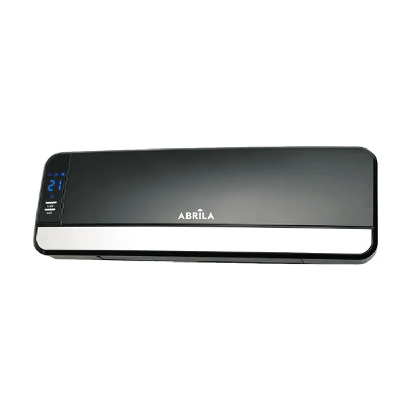 Abrila Lentisco Split Cerámico PTC Negro/Plata 2000W