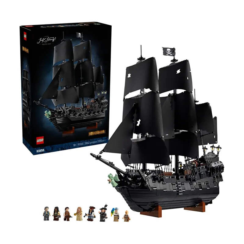 Lego icons 10365 captain jack sparrow's pirate ship