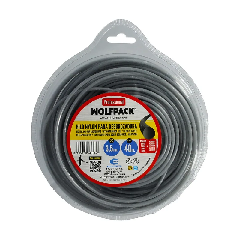 Hilo nylon/alum.redondo prof 3,5mm