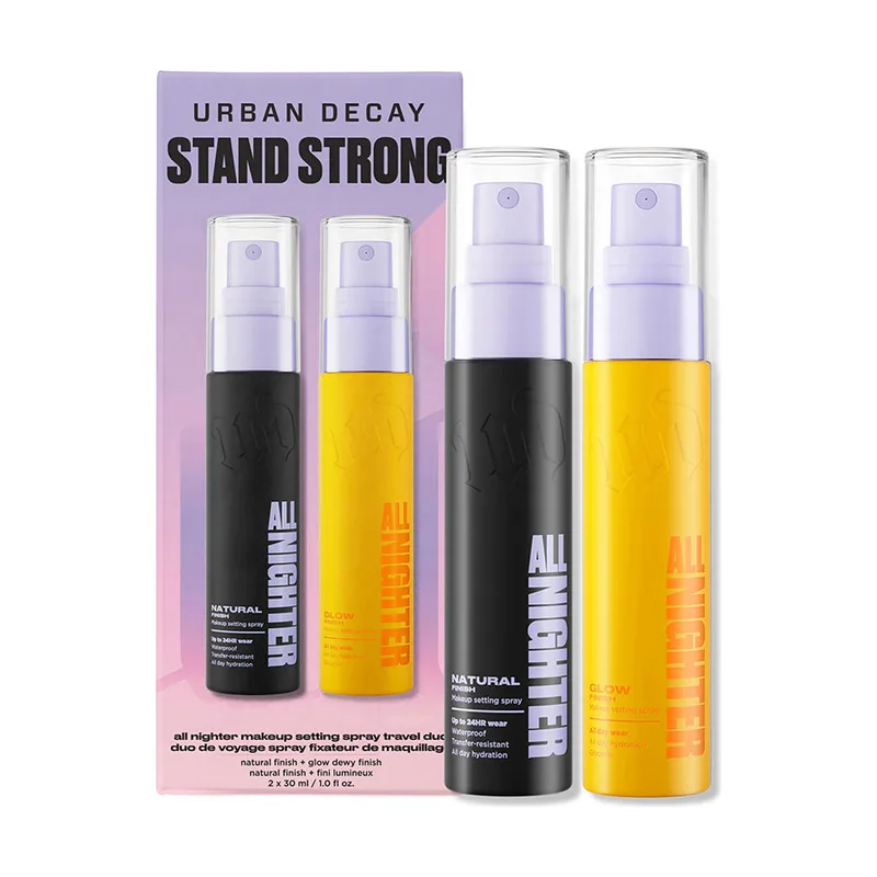 Urban Decay ALL Nighter Natural + Glow Finish Estuche 2 pz