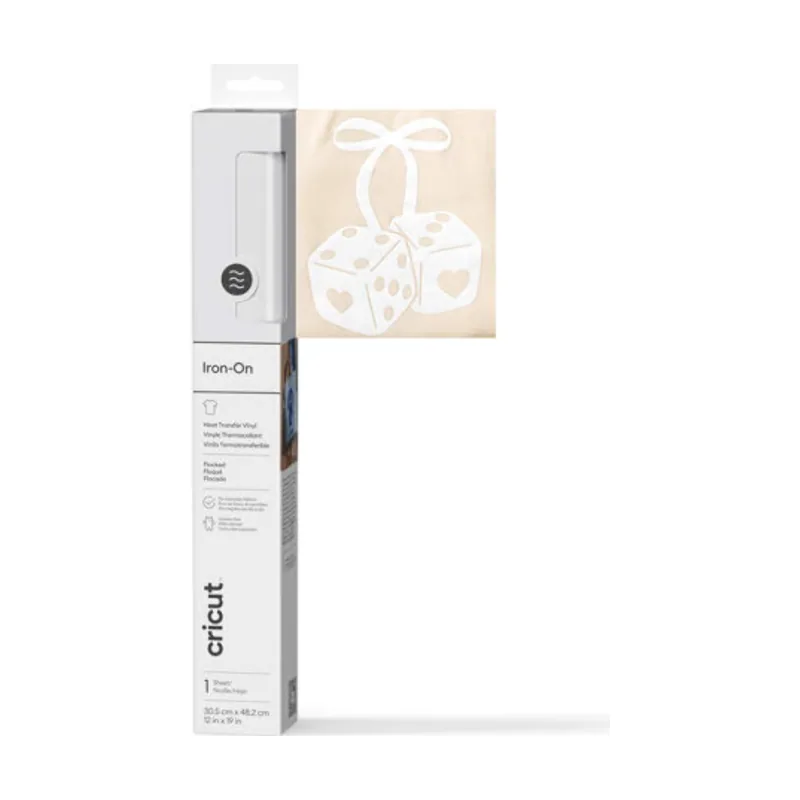 Flocked Iron-On Rollo de Vinilo de termotransferencia liso