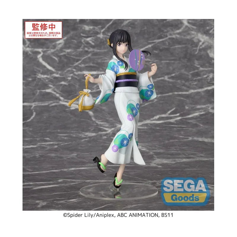 Sega Lycoris recoil estatua luminasta pvc takina inoue festival in yukata 19 cm