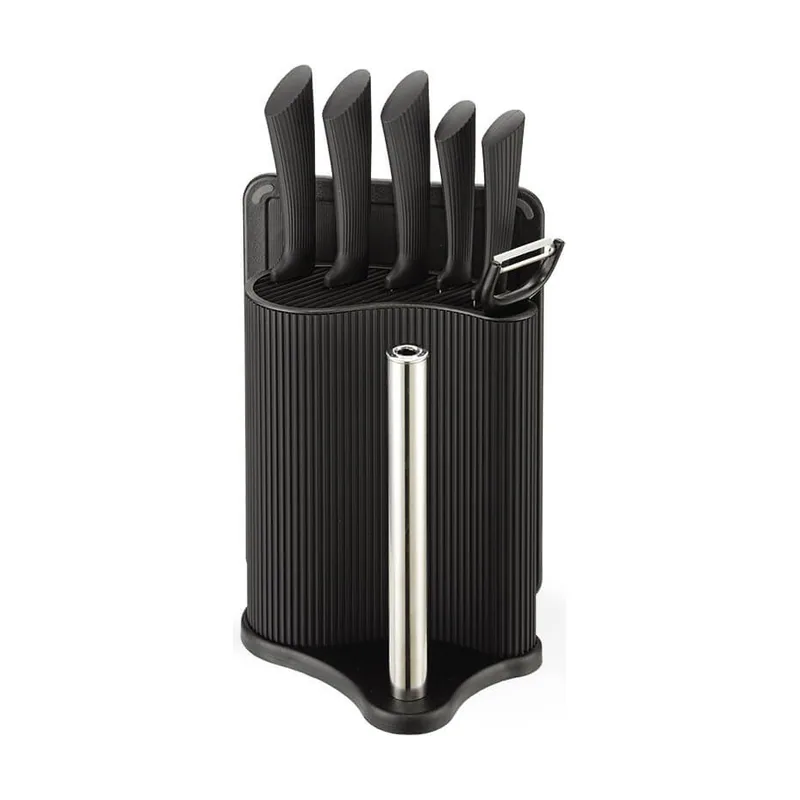 Maestro Juego de utensilios de cocina para cortar mr-1413 juego de cuchillos mr-1413-black