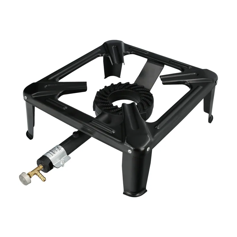 Wolfpack linea profesional Hornillo gas 4 pies 40x40 cm. potencia 7.000 watts.