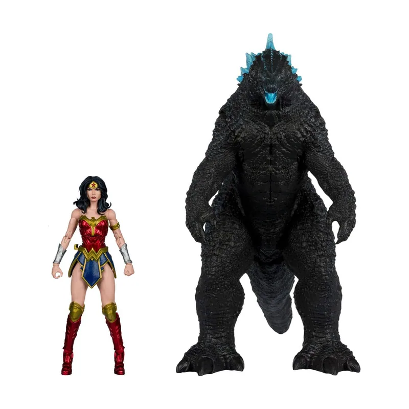 McFarlane Toys DC Justice League Monsterverse DC Multiverse Action Figures 2-Pack Wonder Woman vs. Atomic Blast Godzilla 18 cm
