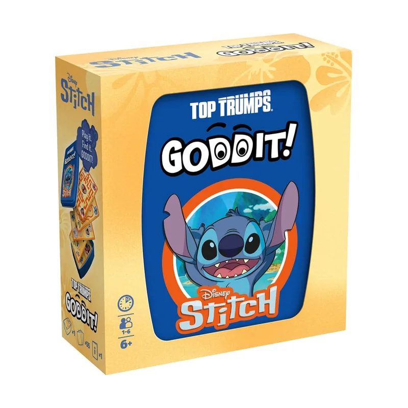 Winning moves Top Trumps Goddit Stitch Juego de Cartas de Reflejos y Observación