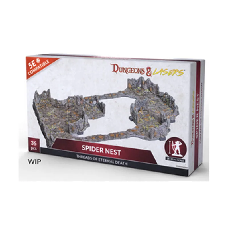 1 Dungeons & Lasers Spider Nest prepintado
