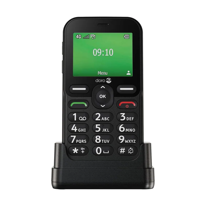 Doro Leva E10 6,1 cm 118,9 g Negro para personas mayores